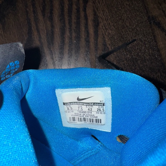 Nike LeBron James Solider 9s Blue / Black size 8.5 - Picture 6 of 7